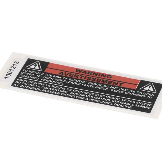 Picture of Antunes 1001213 Label, Shock Hazard