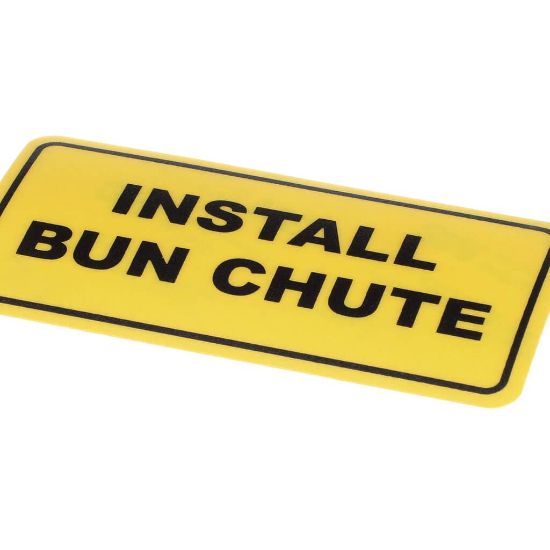 Picture of Antunes 1001551 Install Bun Chute Decal