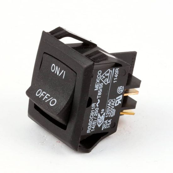 Picture of APW Wyott 2E-47591400 Switch; Dpst Rocker On-off 20A 125V 65C