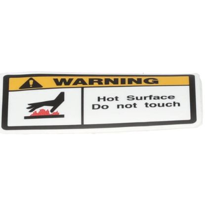 Picture of APW Wyott 2M-43813103 Label Warning Hot Surface (En