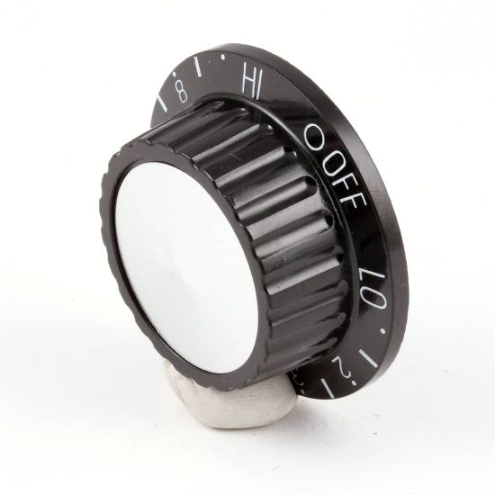 Picture of APW Wyott 2R-8730710 Knob, Appliance Black W/insert