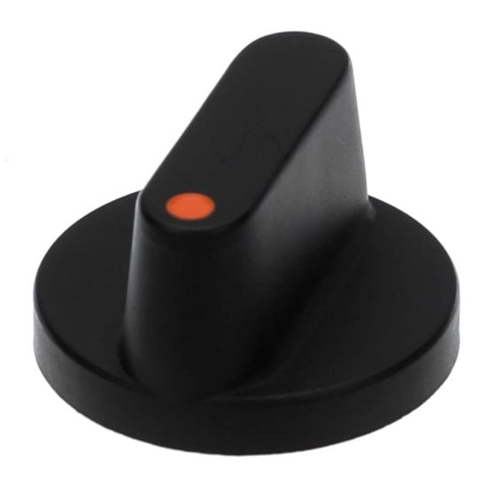 Picture of APW Wyott AS-340262 Knob,timer Black W/orange Dot