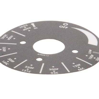Picture of APW Wyott AS-8705517 Dial Plate, Electric Griddles