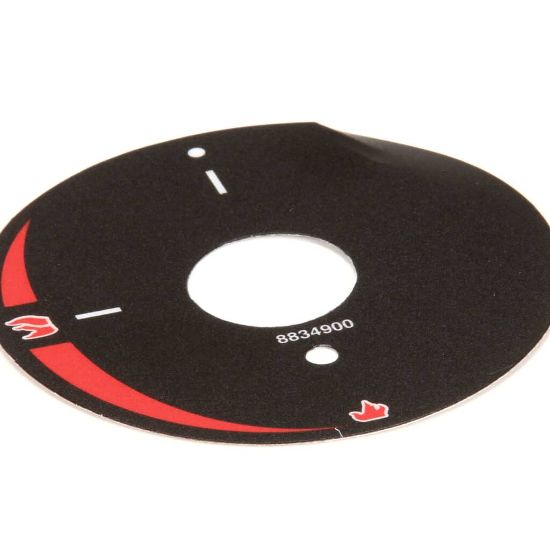 Picture of APW Wyott AS-8834900 Decal;dial Plate Manual Gas Valve