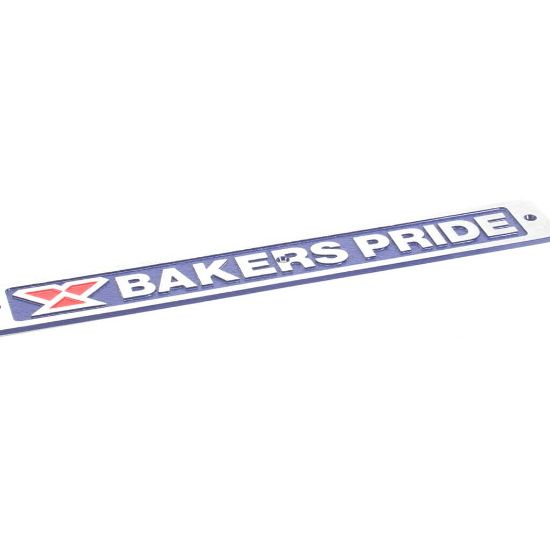 Picture of Bakers Pride 2M-U1043A Nameplate; Bakers Pride; Blue[