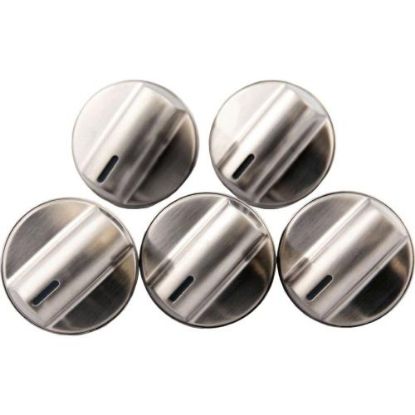 Picture of Bosch 654043 Set Of 5 Chrome Knobs