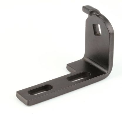 Picture of Beverage Air 401-219A-02 Hinge Bracket Bot Lh Black Mt/ur