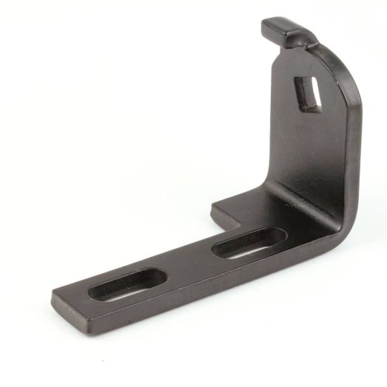 Picture of Beverage Air 401-219A-02 Hinge Bracket Bot Lh Black Mt/ur