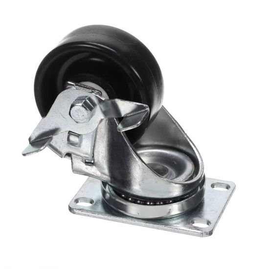 Picture of Beverage Air 411-043D Caster-3"" Plate, Swivel, W/brake