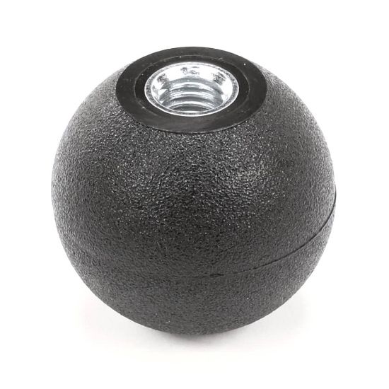 Picture of BKI K0202 Knob, Black, Spherical, 1.88 Dia., .500-