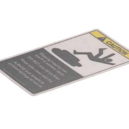Picture of BKI N0175 Decal, Slipping Admonitions