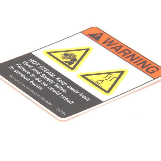 Picture of BKI N0164 Decal, Hot Steam Safety Valve