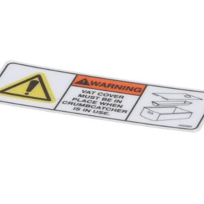 Picture of BKI N0395 Decal, Vat Cover Safety Warn