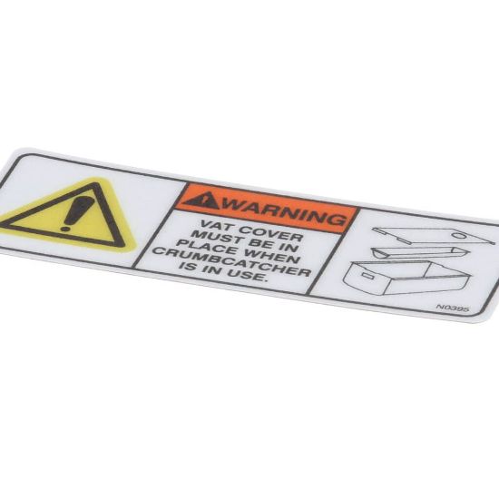 Picture of BKI N0395 Decal, Vat Cover Safety Warn