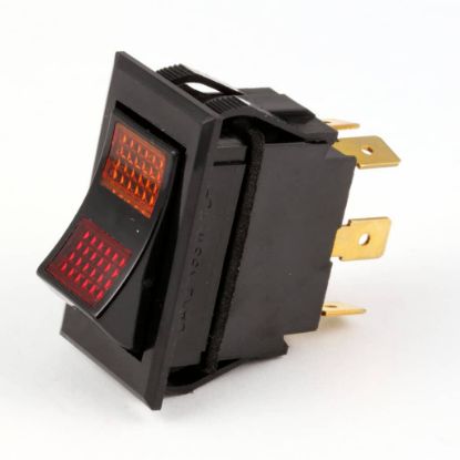 Picture of BKI S0104 Switch, Rkr Dpdt 15A 250V Lamp