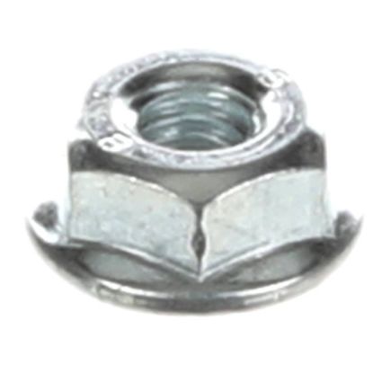 Picture of Turbochef 100913 Nut, #10-32, Hex, Zinc, Serrated Flange