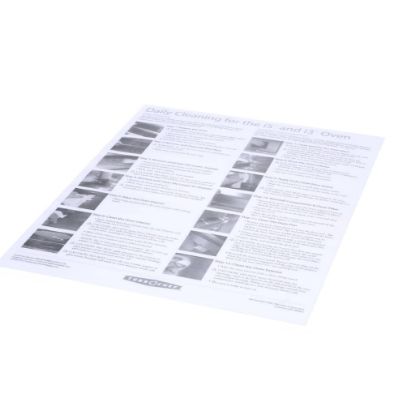 Picture of Turbochef DOC-1051 Poster Daily Cleaning I5 Or