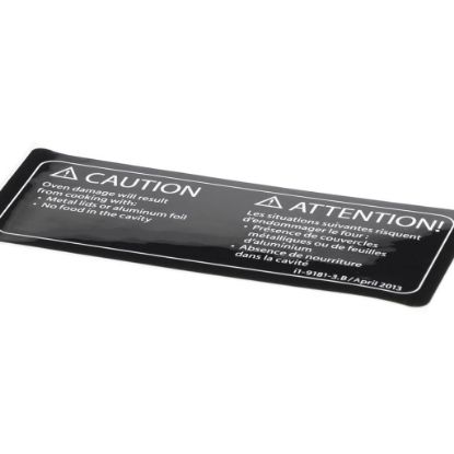 Picture of Turbochef I1-9181-3 Label Caution Empty Cavity