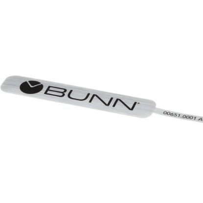 Picture of Bunn 651.0001 Decal, Bunn-black On Silver
