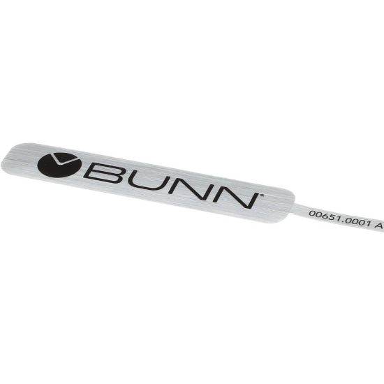 Picture of Bunn 651.0001 Decal, Bunn-black On Silver