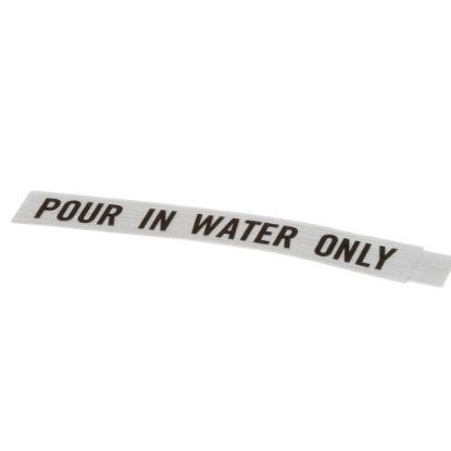 Picture of Bunn 833 Decal, Pour In Water Only