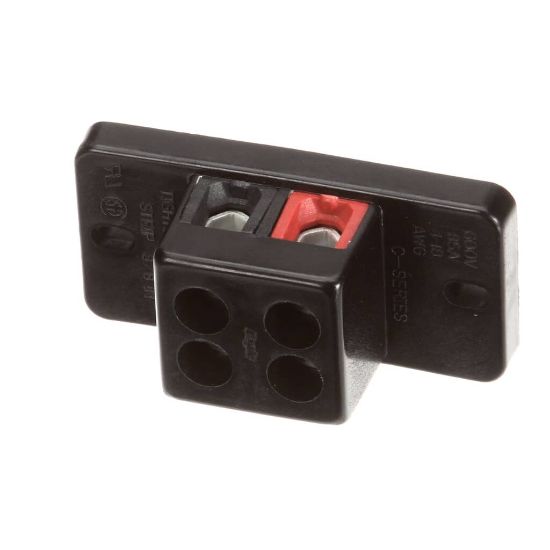 Picture of Bunn 1106.0001 Terminal Block, 2 Pole Red/black