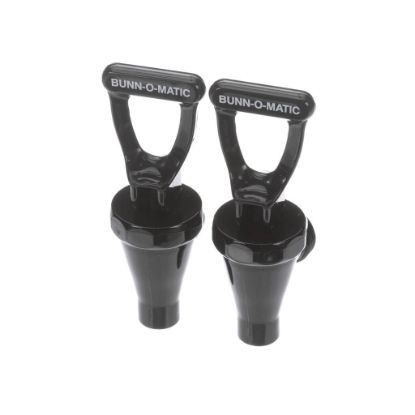 Picture of Bunn 3260.1 Faucet Assembly, Plastic Blk 2Pk