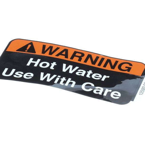 Picture of Bunn 12593 Decal, Warning Very Hot Water