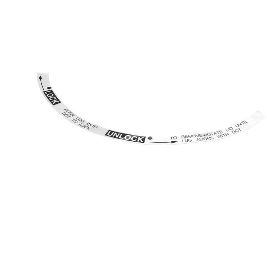 Picture of Bunn 26803 Decal, Lock-unlock