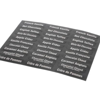 Picture of Bunn 38749.7 Decal, Flvr Lbls Imix Tdl
