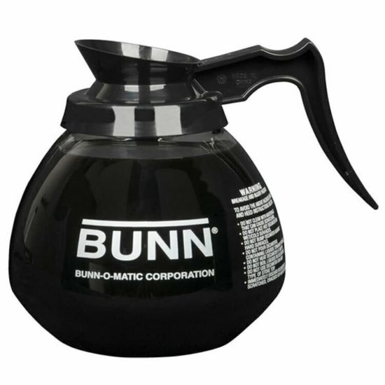 Picture of Bunn 42400.0103 Decanter,glass-blk 12C 3/Cs
