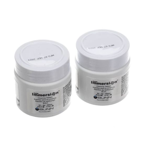 Picture of Bunn 42933.0102 Tablet, Cleaning 2Jars/pack Sure Immrsn