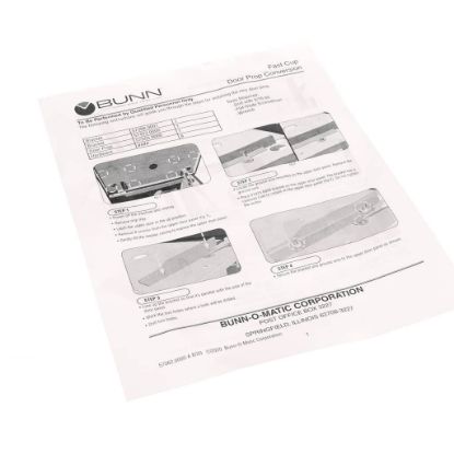 Picture of Bunn 57562 Instruction, Door Cylinder Conversion