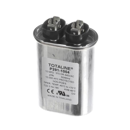 Picture of Carrier P291-1004 370V Oval Run Capacitor 10 Mfd