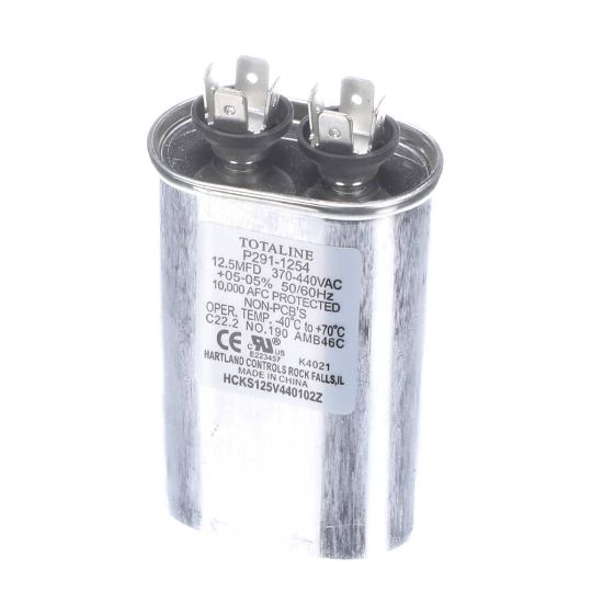 Picture of Carrier P291-1254 Run Capacitor Oval 370/440V Single 12.5Mfd