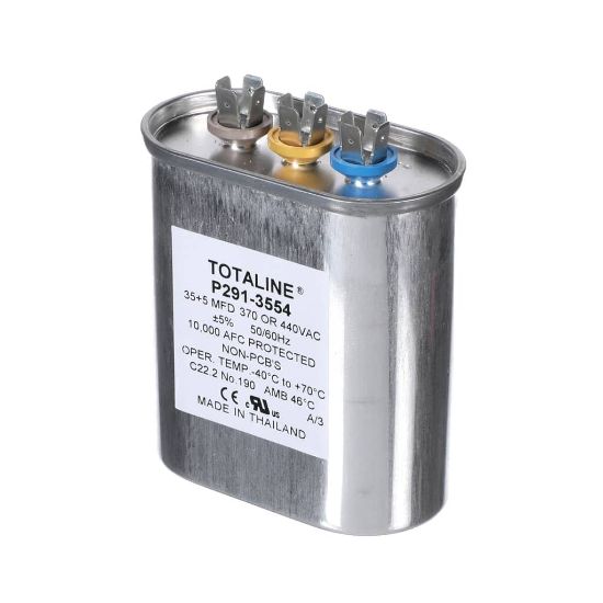 Picture of Carrier P291-3554 P291-3554 Dual Capacitor 35/5 Mfd 370V
