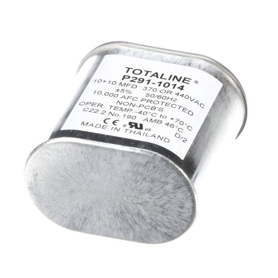 Picture of Carrier P291-1014 10/10Mfd 440V Oval Run Capacit