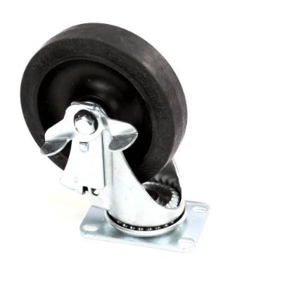 Picture of Carter-Hoffmann 18301-5113 5 Swivel Black Rbr With Brake