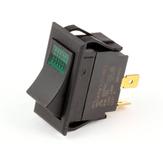 Picture of Carter-Hoffmann 18602-0160 120V Rocker Sw Grn 20A