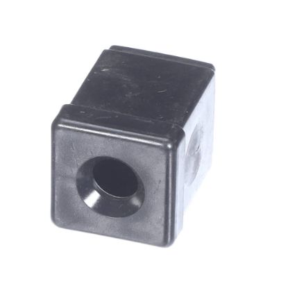 Picture of Carter-Hoffmann 18617-0055 1"" Sq Blk End Cap W/ Hole
