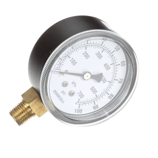 Picture of Cleveland 7169 Gauge;bot Mount;0-100psi 2-1/2