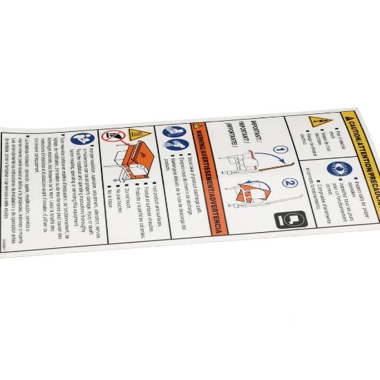 Picture of Cleveland SK95063 Label Sheet T1 Skillet