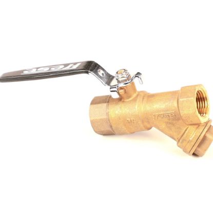 Picture of CMA Dish Machines 41062 1/2 Strainer Ball Valve Npt