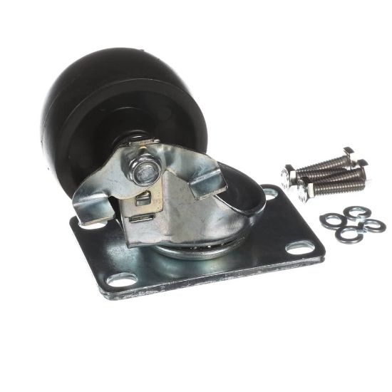 Picture of Cres Cor 0569310BK Caster 2-1/2D Plate Polyolefin