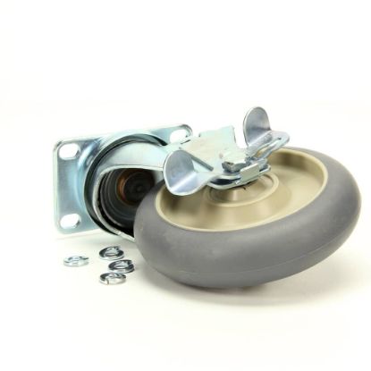Picture of Cres Cor 0569306BK Plate Mount Caster W/brk 5 W 2-3/8 X 3-5/8