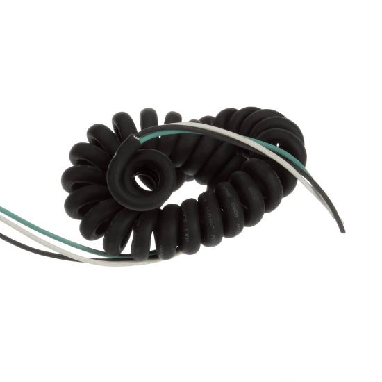 Picture of Cres Cor 834006 Cord-coil 18/3, 16"", Black