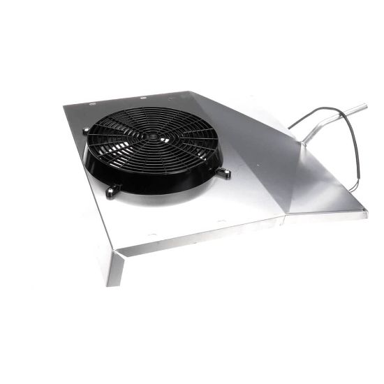 Picture of Continental Refrigeration 50-040-1RF Fan Panel Assembly Black Fan Guard With 4-14
