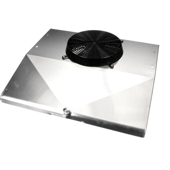 Picture of Continental Refrigeration 50-040 Fan Panel Assembly Black Fan Guard With 4-14