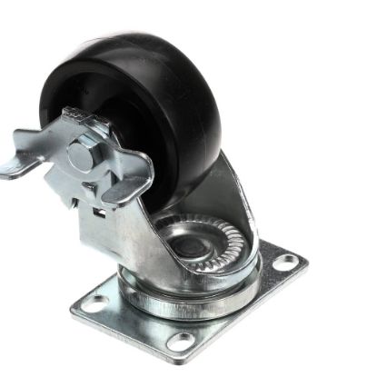 Picture of Continental Refrigeration 50216 Caster Flat Plate (3"" W/ Brake) (4-5/16""