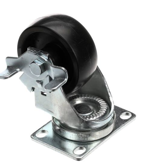Picture of Continental Refrigeration 50216 Caster Flat Plate (3"" W/ Brake) (4-5/16""